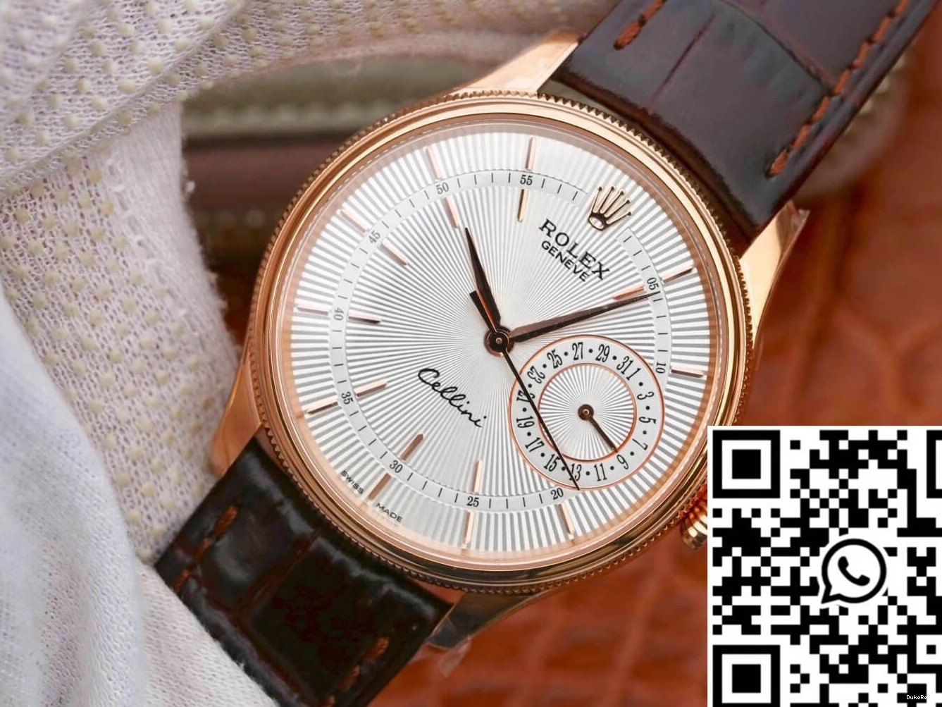 Date MKS Rolex Dial M50515-0008 Factory Silver Celini 0524